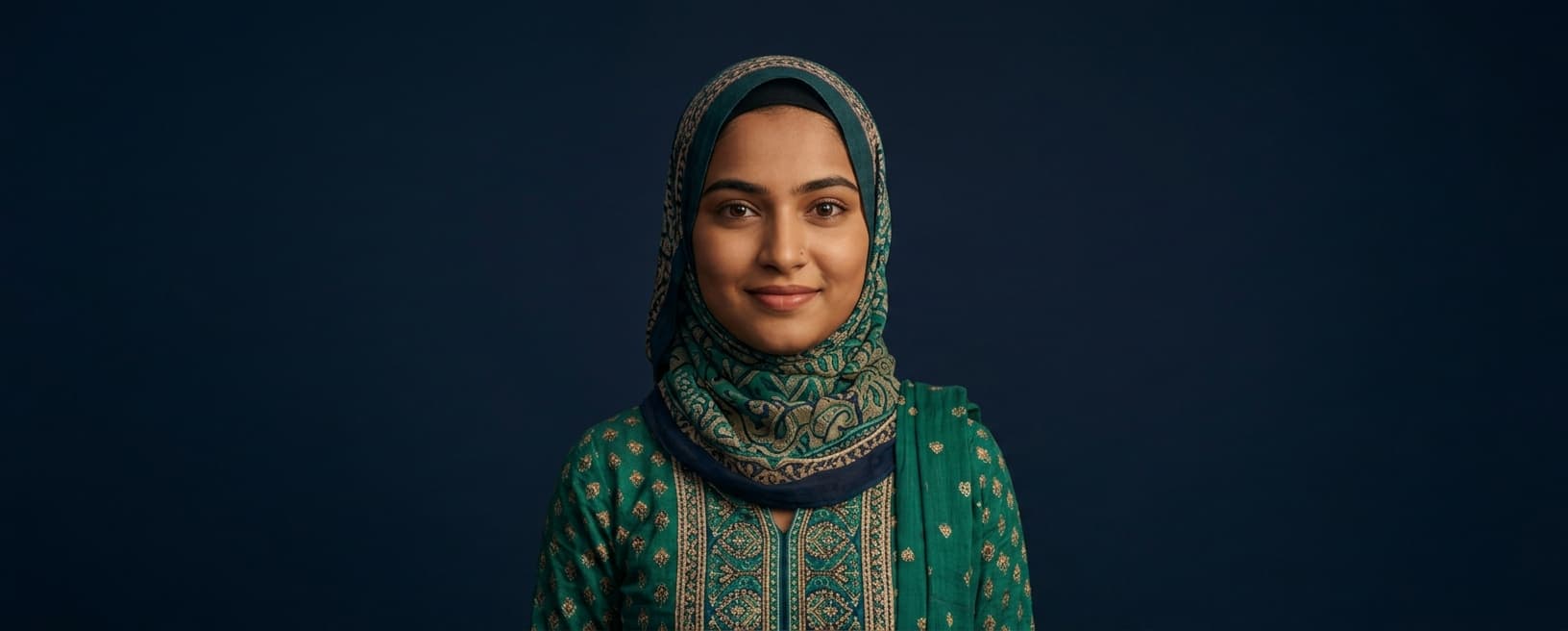 A young woman in India